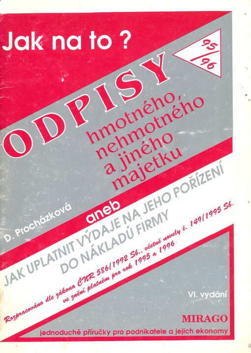 Odpisy hmotného, nehmotného a jiného majetku