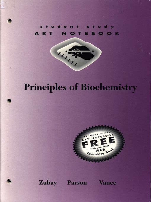 Student study art notebook Principles of Biochemistry