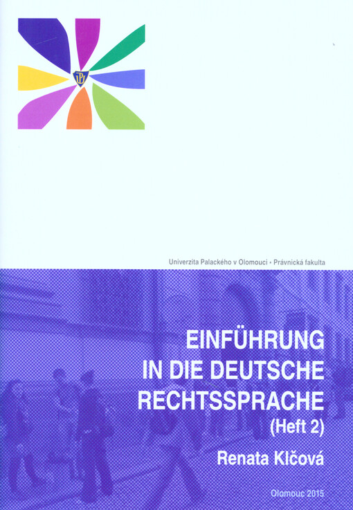 Einführung in die deutsche Rechtssprache. Heft 2
