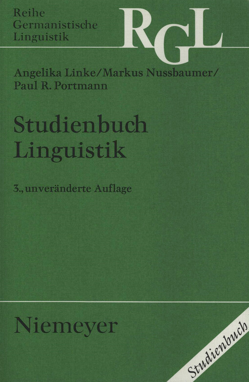 Studienbuch Linguistik