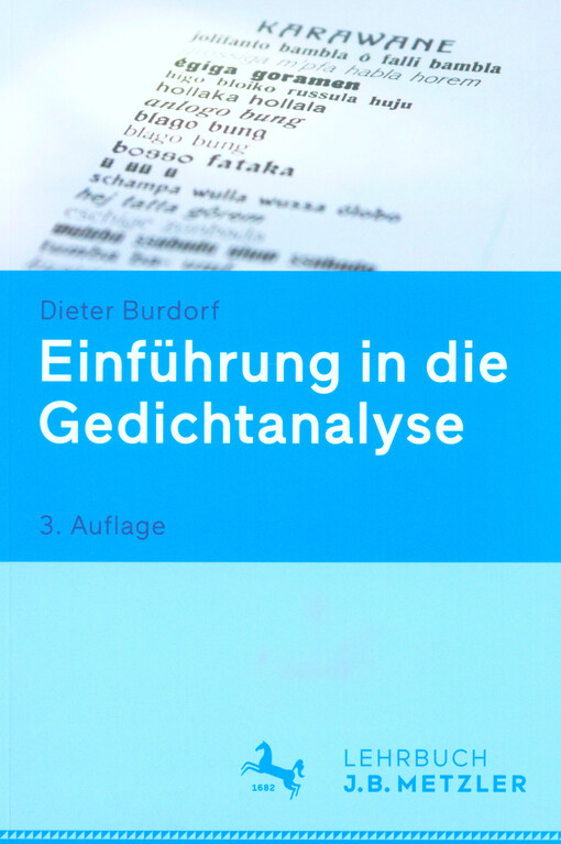 Einführung in die Gedichtanalyse