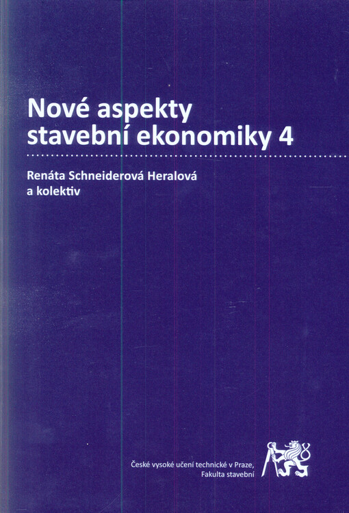 Nové aspekty stavební ekonomiky 4