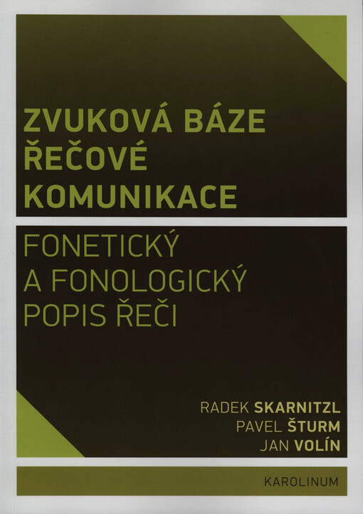 Zvuková báze řečové komunikace