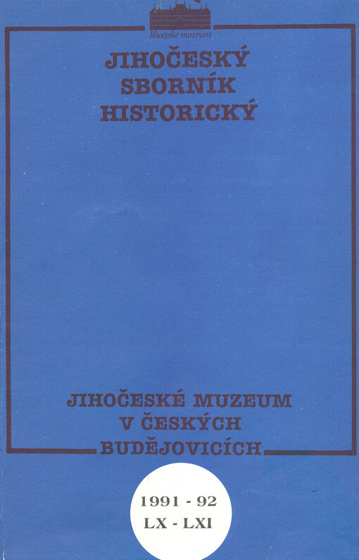 Jihočeský sborník historický