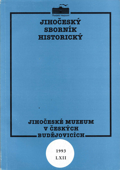Jihočeský sborník historický
