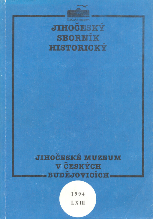 Jihočeský sborník historický