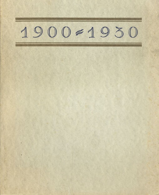 K třicetileté činnosti žen tělocvičné jednoty Sokol I. v Č. Budějovicích