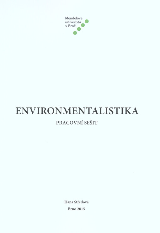 Environmentalistika : pracovní sešit