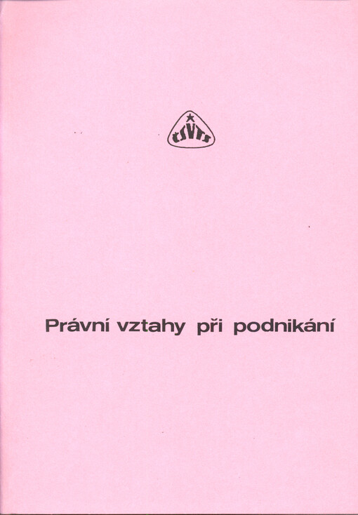 Právní vztahy při podnikání