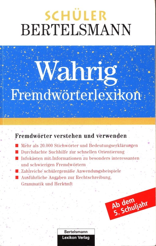 Wahrig Fremdwörterlexikon