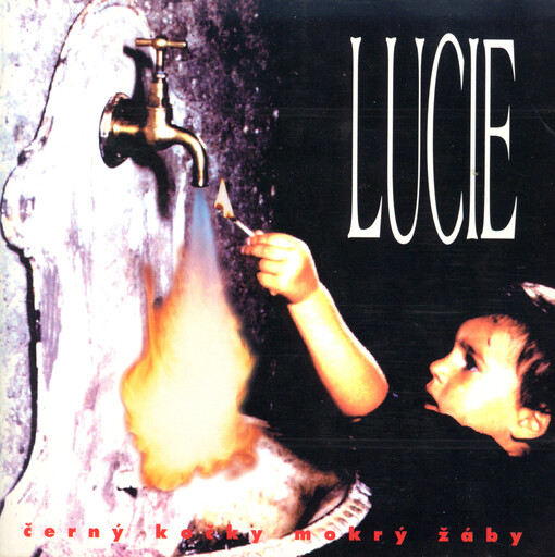 Černý kočky mokrý žáby