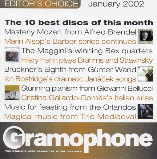 Gramophone january 2002