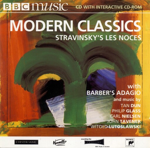 Modern classics music by Nielsen, Stravinsky, Barber, Lutosławski, Glass, Tavener & Tan Dun