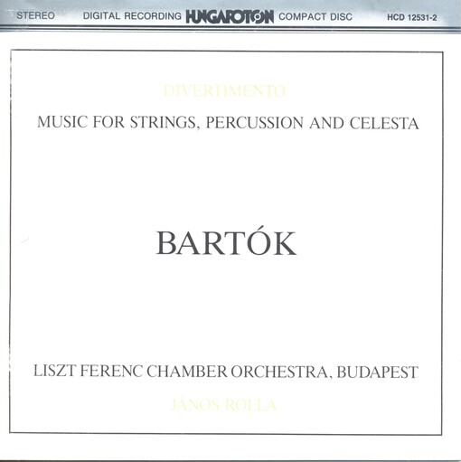 Music for strings, percussion and celesta Divertimento