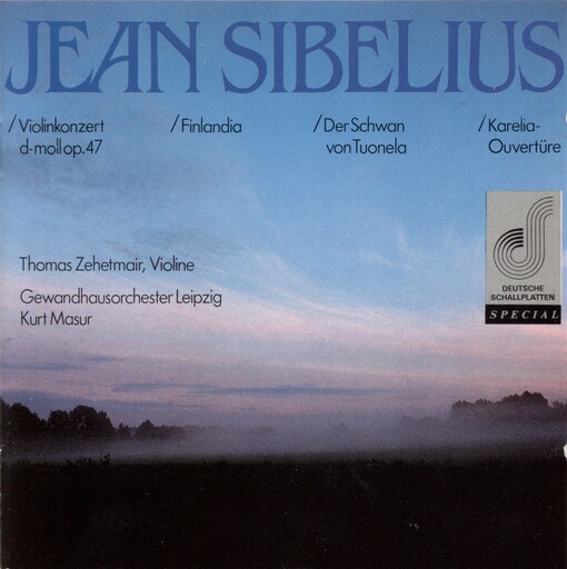 Violinkonzert d moll, Op. 47 Finlandia Op. 26, nr. 7 ; Der Schwan von Tuonela, Op. 22, nr. 2 ; Karelia-Ouvertüre, Op. 10