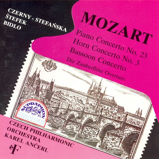 Die Zauberflöte. OverturePiano Concerto No. 23 in A major, K. 488 ; Bassoon Concerto in B flat major, K. 191 ; Horn Concerto No. 3 in E flat major, K. 447