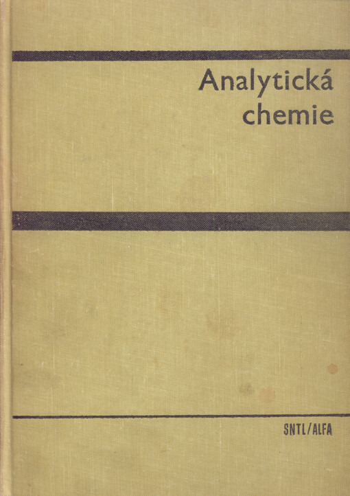 Analytická chemie :Vysokošk. učebnice