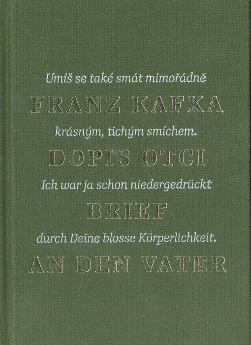 Dopis otci / Brief an den Vater