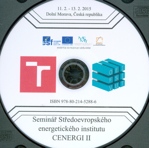 Seminář Středoevropského energetického institutu CENERGI II : 11.2.-13.2.2015 Dolní Morava, Česká republika