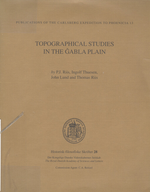 Topographical studies in the Ǧabla Plain