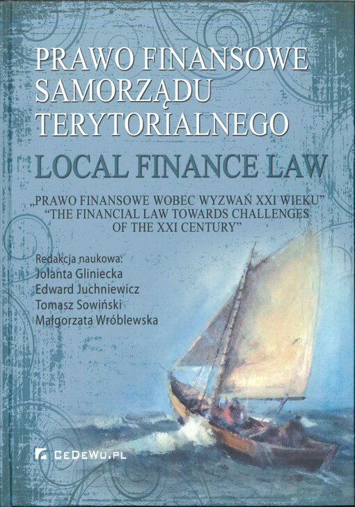 Prawo finansowe samorządu terytorialnego : 