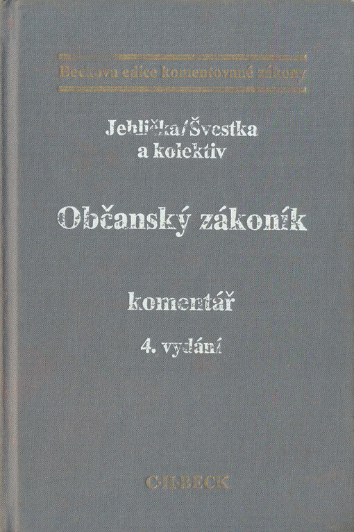 Občanský zákoník: komentář