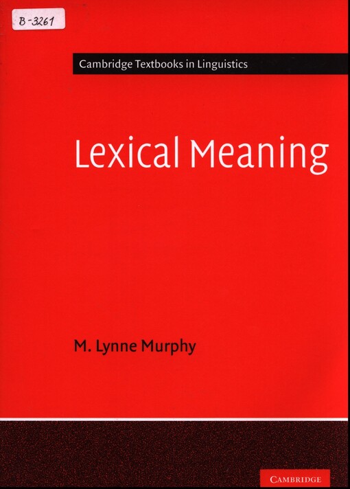 Lexical meaning