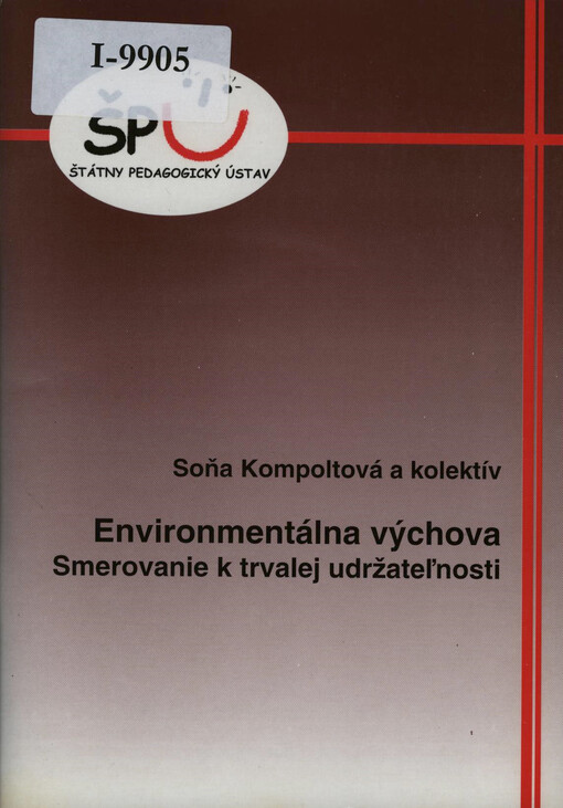 Environmentálna výchova : smerovanie k trvalej udržateľnosti