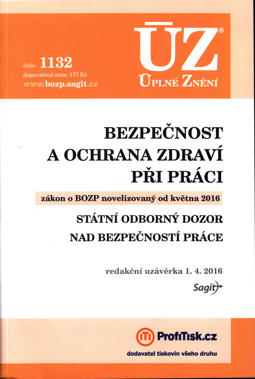 Bezpečnost a ochrana zdraví při práci 2016