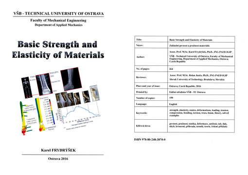 Basic strength and elasticity of materials = Základní pevnost a pružnost materiálů