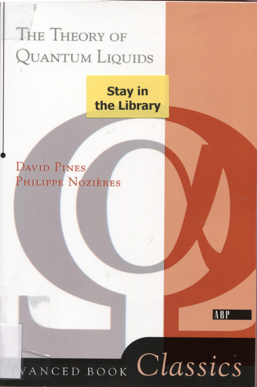 The theory of quantum liquids