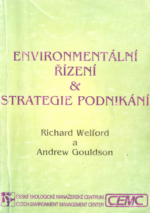 Environmentální řízení a strategie podnikání