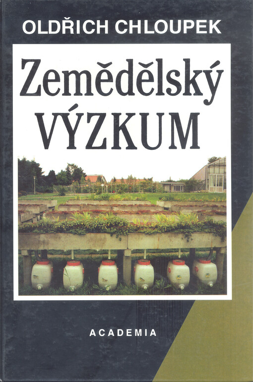 Zemědělský výzkum: učebnice Mendelovy zemědělské a lesnické univerzity v Brně