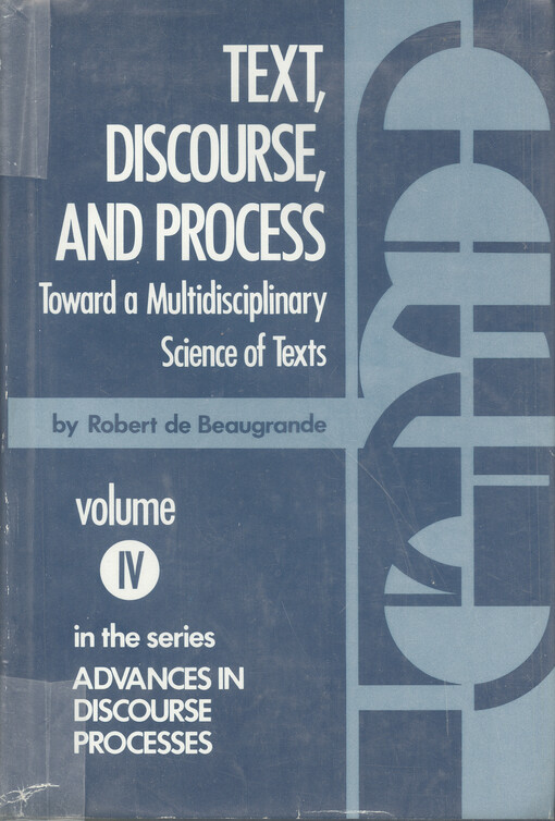 Text, discourse and process : toward a multidisciplinary science of texts