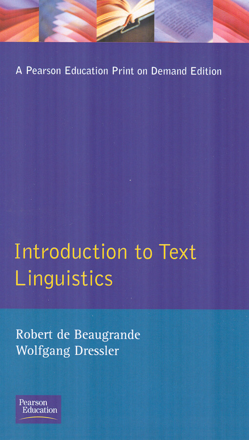 Introduction to text linguistics