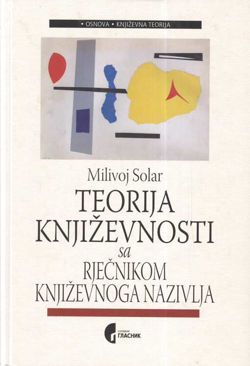 Teorija književnosti ;Rječnik književnoga nazivlja