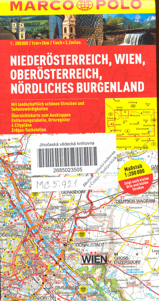 Niederösterreich, Wien, Oberösterreich, Nördliches Burgenland = Lower Austria, Vienna, Upper Austria, Northern Burgenland = Basse-Autriche, Vienne, Haute-Autriche, Burgenland du Nord
