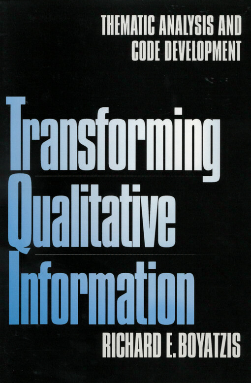 Transforming qualitative information :thematic analysis and code development