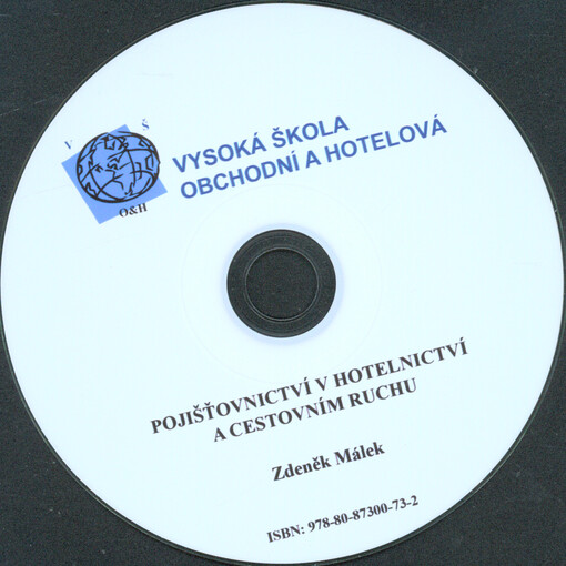 Pojišťovnictví v hotelnictví a cestovním ruchu