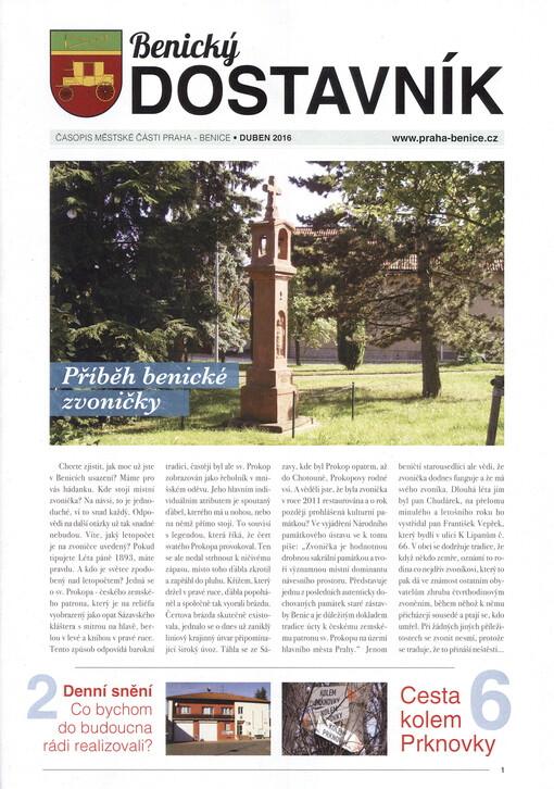 Benický dostavník : časopis městské části Praha-Benice