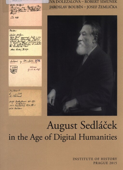 August Sedláček in the Age of Digital Humanities