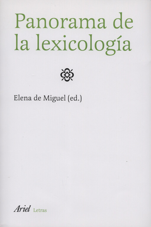 Panorama de la lexicología