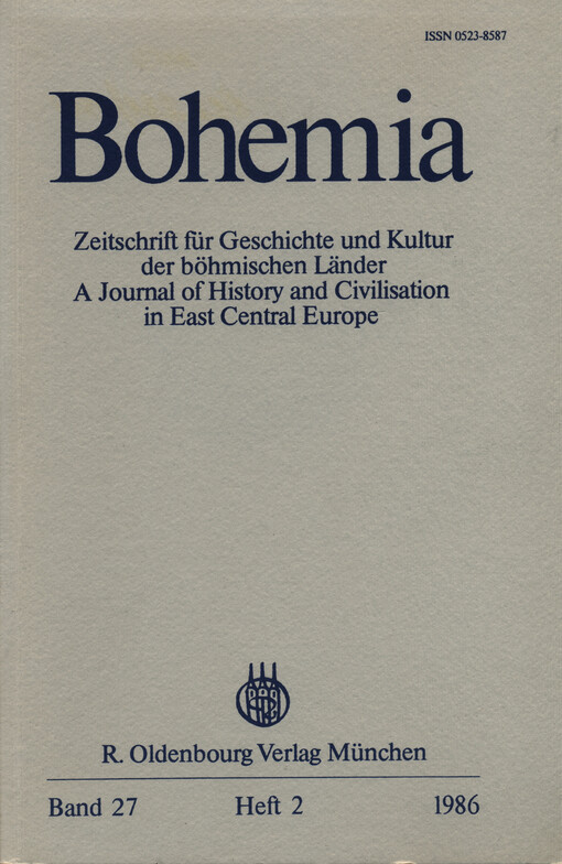 Bohemia : Jahrbuch des Collegium Carolinum