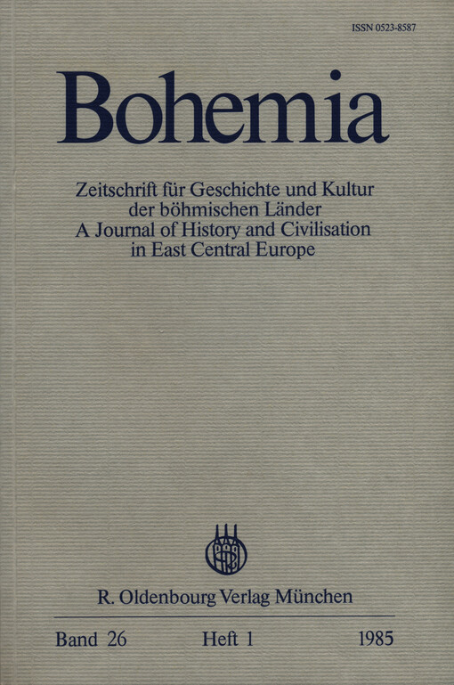 Bohemia : Jahrbuch des Collegium Carolinum