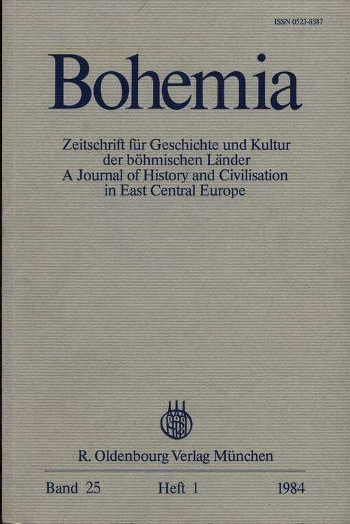 Bohemia : Jahrbuch des Collegium Carolinum