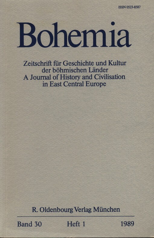 Bohemia : Jahrbuch des Collegium Carolinum