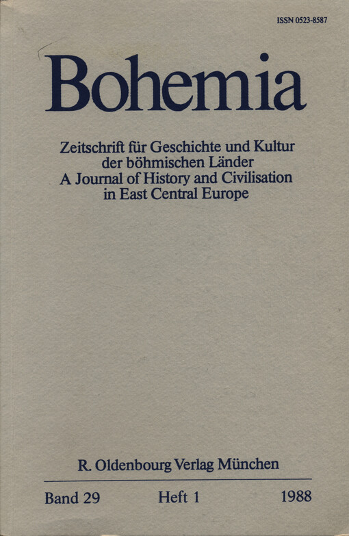 Bohemia : Jahrbuch des Collegium Carolinum