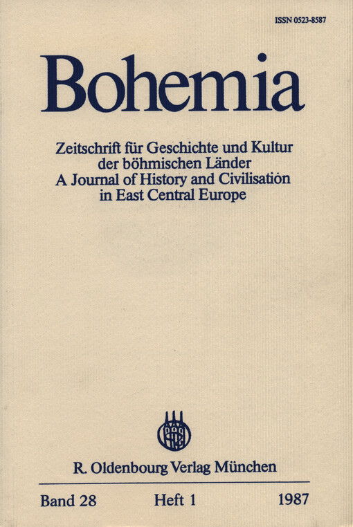 Bohemia : Jahrbuch des Collegium Carolinum