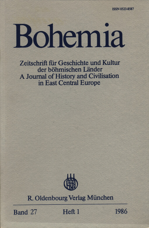 Bohemia : Jahrbuch des Collegium Carolinum