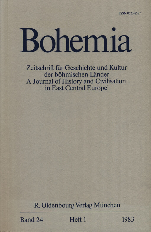 Bohemia : Jahrbuch des Collegium Carolinum